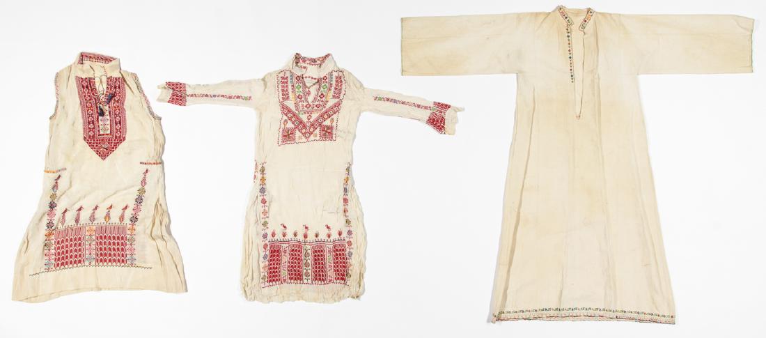 3 Finely Embroidered Greek/Macedonian Dresses Textiles (1 of 3)
