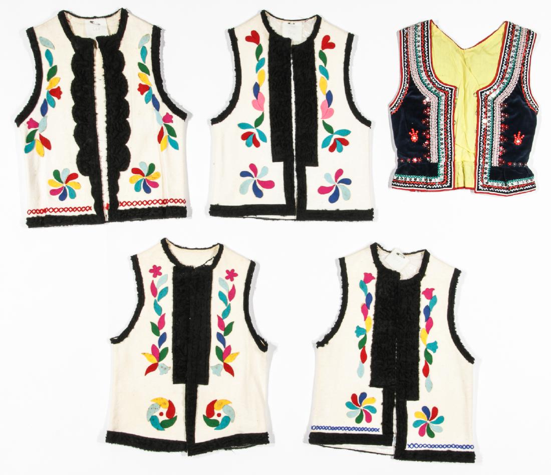 Mixed Lot of Handmade/Ethnographic Vests Textiles (1 of 5)