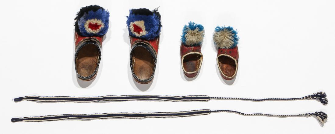 2 Pair of Balkan Leather Folk Shoes (1 of 2)