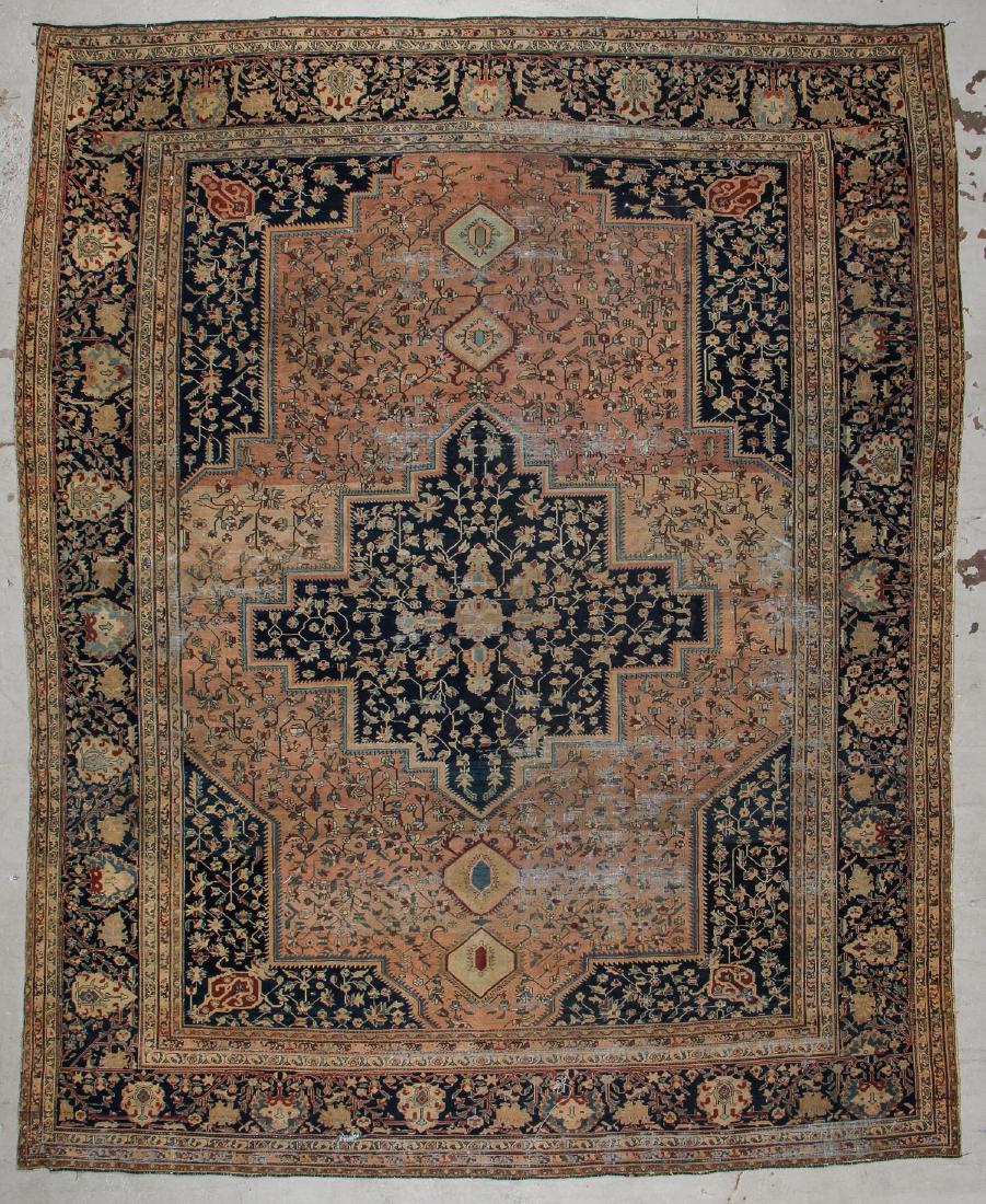 Antique Ferahan Sarouk Rug: 10'4'' x 12'9'' (1 of 6)