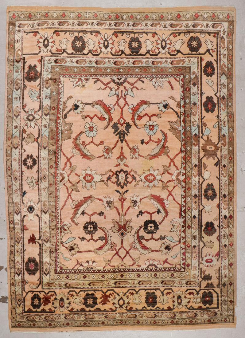 Semi-Antique Oushak Rug: 9'6'' x 13'5'' (1 of 5)