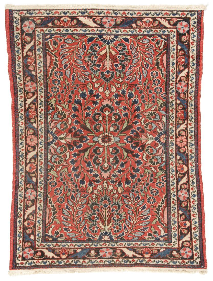 Semi-Antique Hamadan Rug: 3'4'' x 4'7'' (1 of 6)