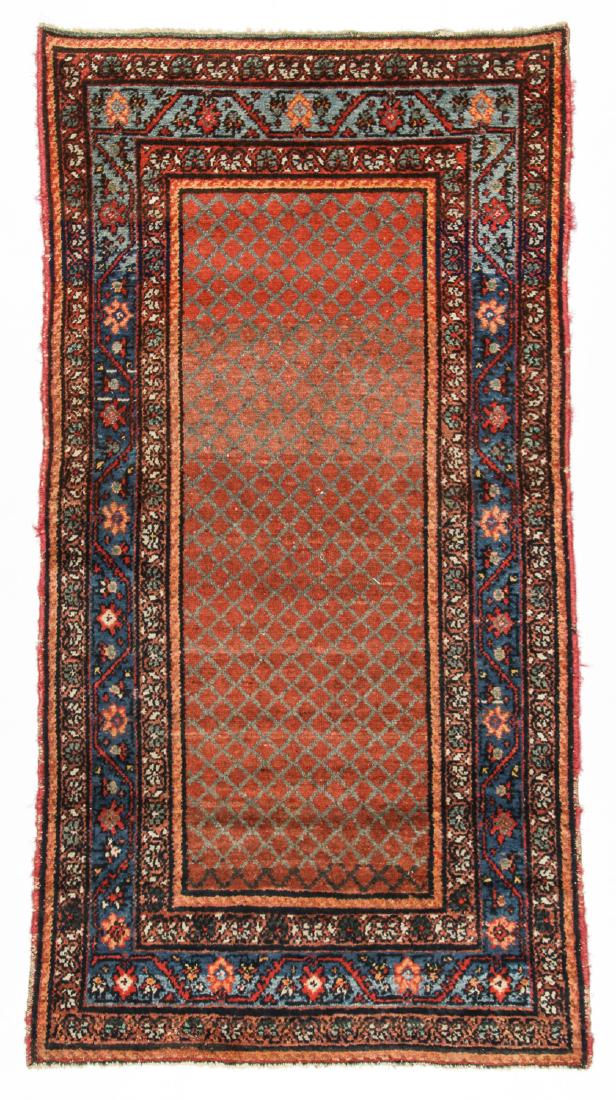 Antique West Persian Kurd Rug: 3'7'' x 6'10'' (1 of 6)