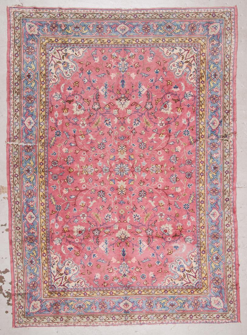 Semi-Antique Oushak Rug: 8'3'' x 11'4'' (1 of 6)