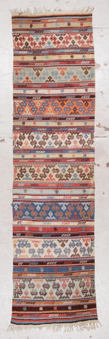 Vintage Turkish Kilim: 2'8'' x 10' (1 of 5)