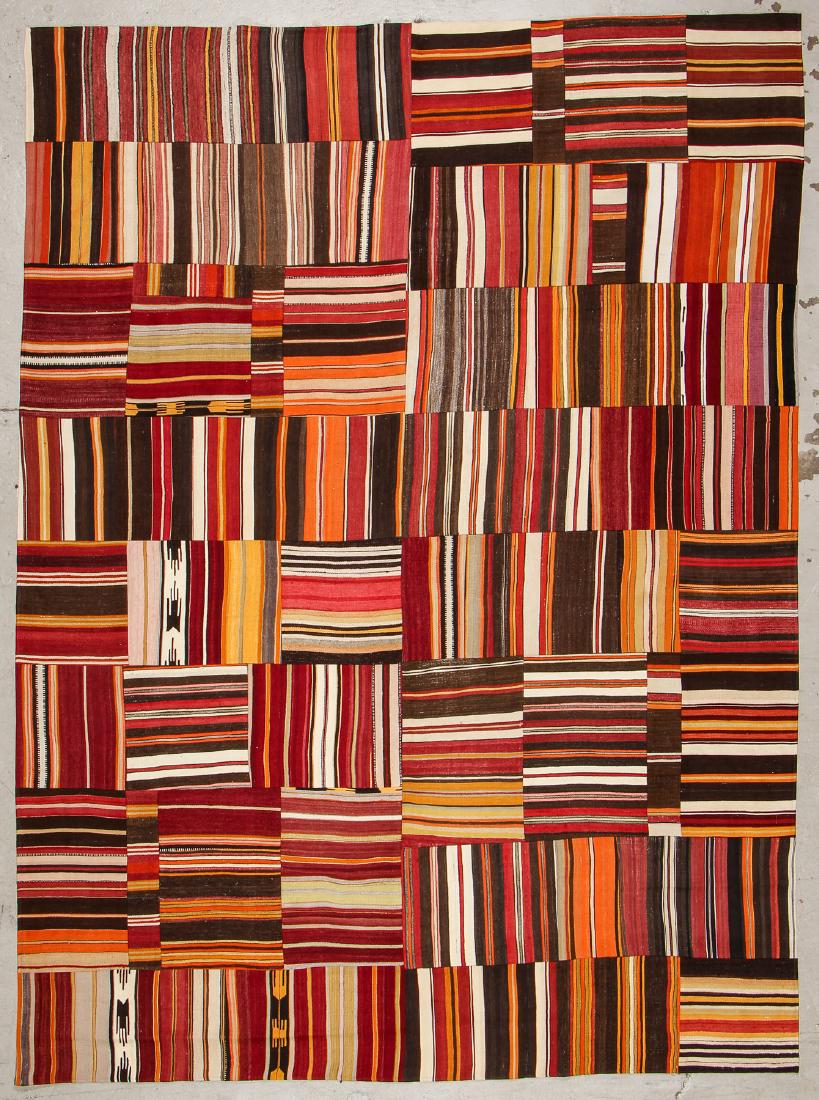 Turkish Kilim Patchwork Rug: 8'4'' x 11'4'' (1 of 4)