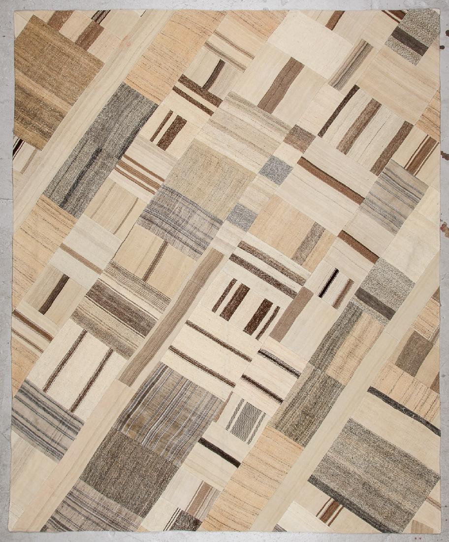 Turkish Patchwork Kilim Rug: 7'11'' x 9'7'' (1 of 4)