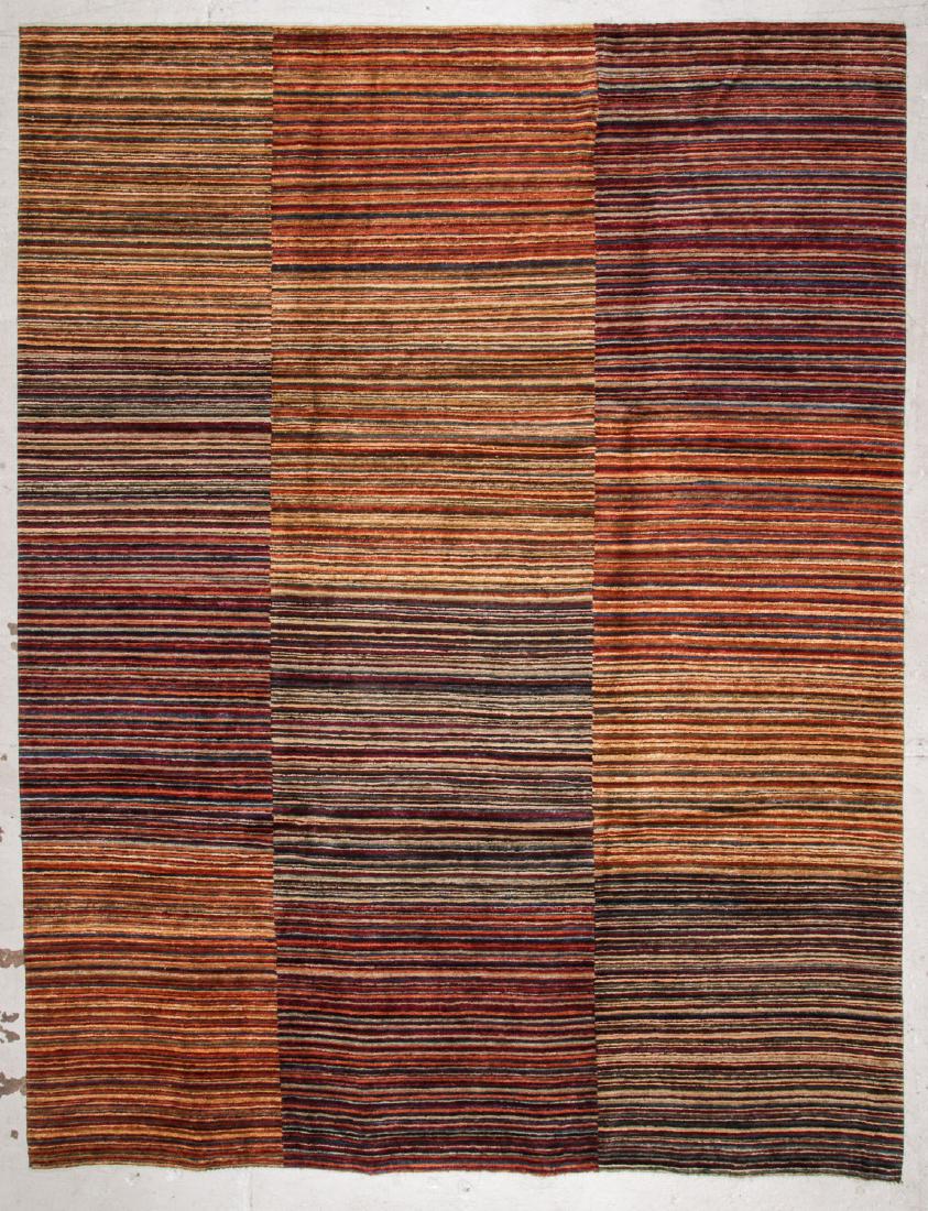 Modern Tibetan Rug: 8'10'' x 11'5'': Modern Tibetan Rug, Nepal: 8'10'' x 11'5'' (269 x 348 cm). The Great Cyber Monday No Reserve Rug Auction! No Hidden or Confidential Reserves. Bids Accepted at the Online START PRICE.