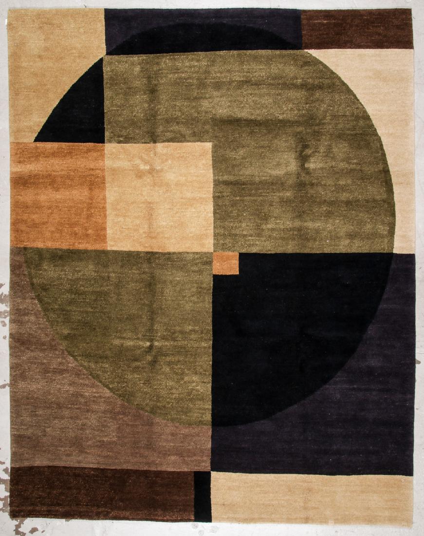 Modern Tibetan Wool & Silk Rug: 8'2'' x 10'3'' (1 of 5)