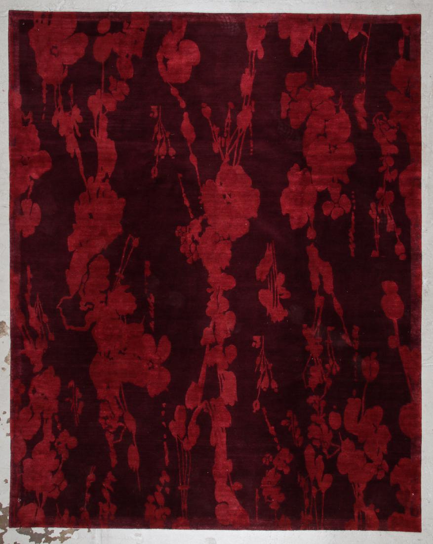 Modern Tibetan Wool & Silk Rug: 8'1'' x 10'1'' (1 of 5)