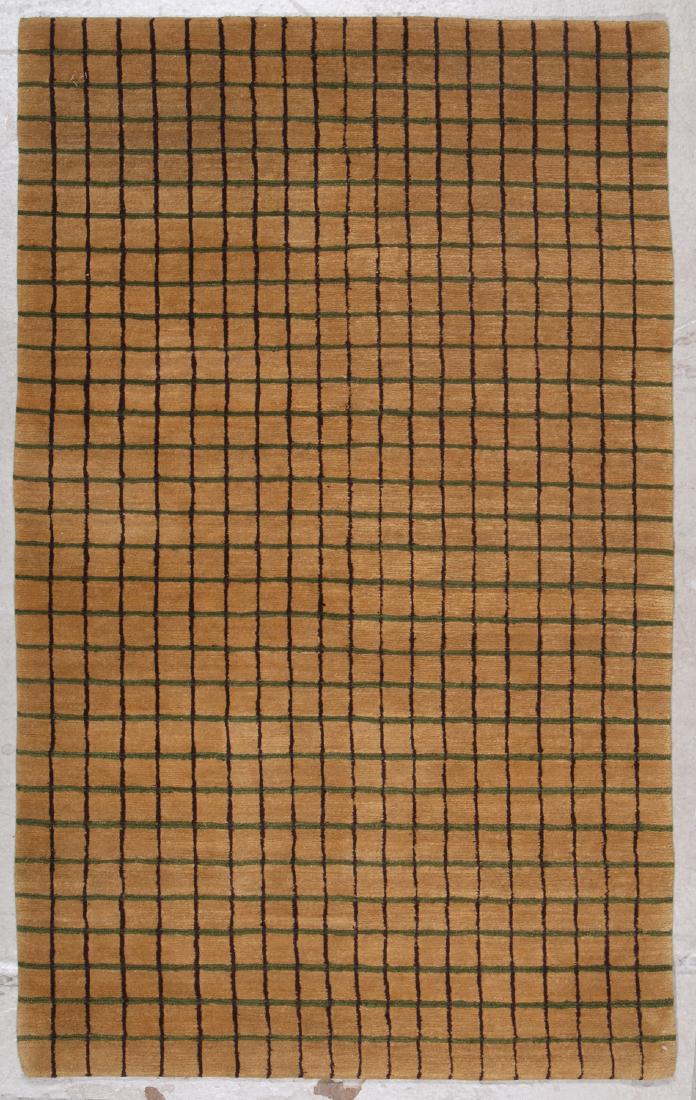 Modern Tibetan Rug: 3'1'' x 5'0'': Modern Tibetan Rug, Nepal: 3'1'' x 5'0'' (94 x 152 cm). The Great Cyber Monday No Reserve Rug Auction! No Hidden or Confidential Reserves. Bids Accepted at the Online START PRICE.