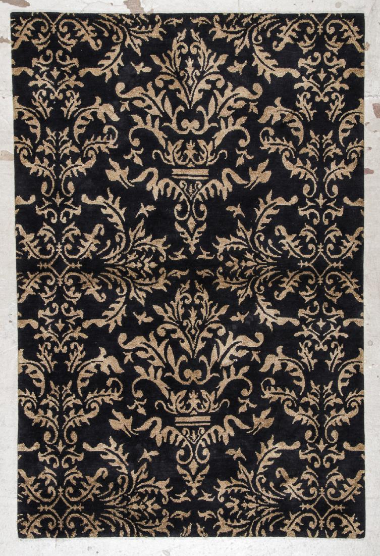 Modern Tibetan Rug: 4' x 6': Modern Tibetan Rug, Nepal: 4' x 6' (122 x 183 cm). The Great Cyber Monday No Reserve Rug Auction! No Hidden or Confidential Reserves. Bids Accepted at the Online START PRICE.