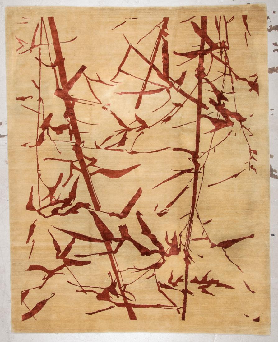 Modern Tibetan Wool & Silk Rug: 8'2'' x 10'2'' (1 of 5)