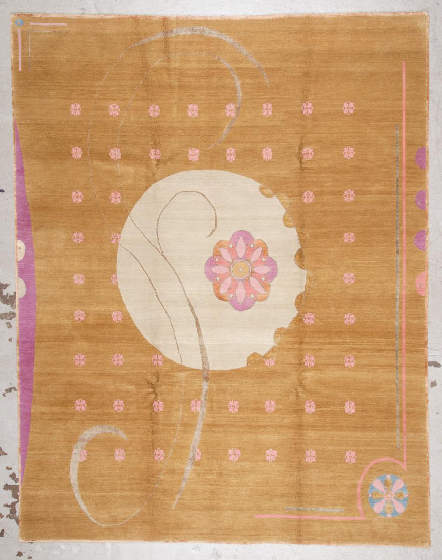 Modern Tibetan Wool & Silk Rug: 7'11'' x 10'2'' (1 of 5)