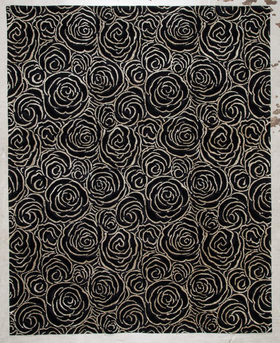 Modern Tibetan Wool & Silk Rug: 8'2'' x 10'1'' (1 of 5)