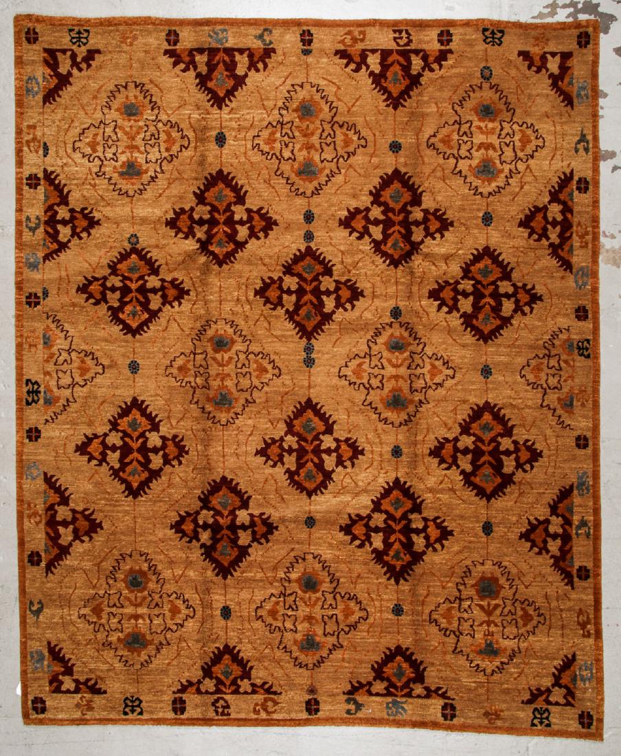 Modern Tibetan Rug: 8'4'' x 10'3'': Modern Tibetan Rug, Nepal: 8'4'' x 10'3'' (254 x 312 cm). The Great Cyber Monday No Reserve Rug Auction! No Hidden or Confidential Reserves. Bids Accepted at the Online START PRICE.