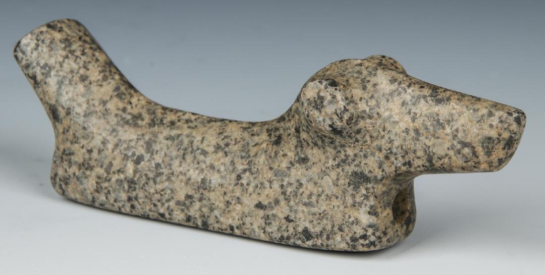 Popeye Birdstone: Popeye Birdstone. Provenance: Ex. Dr. Young Collection, Ohio. Size: 1.5'' x 1'' x 4.5'' (4 x 3 x 11 cm).