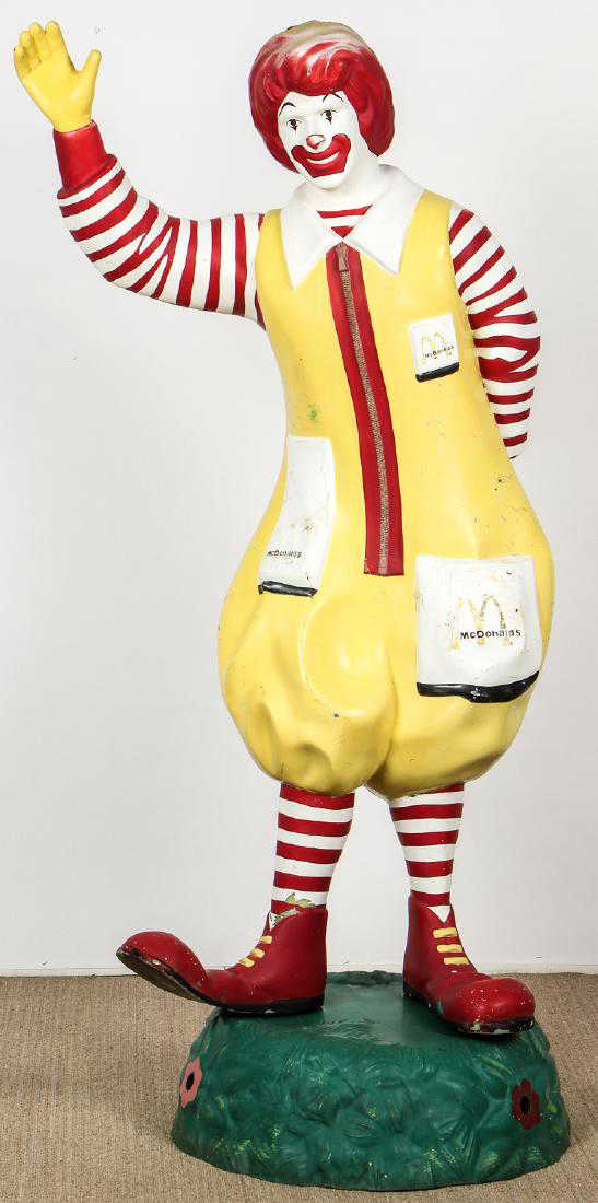 Vintage LifeSize Ronald McDonald Statue