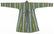 Antique Uzbek Men's Cotton Ikat Kaftan - 5