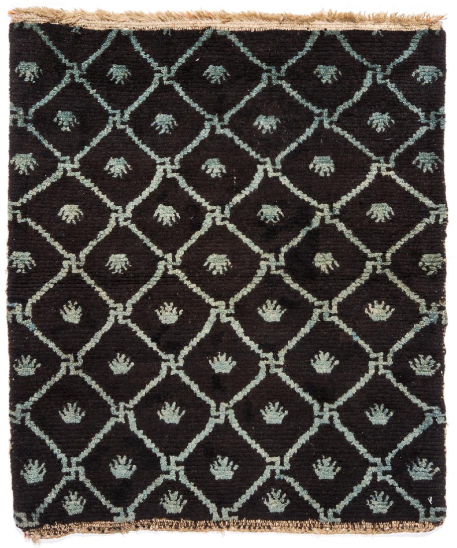 Antique Meditation/Sitting Rug, Tibet: 2'1'' x 2'5'' (1 of 4)