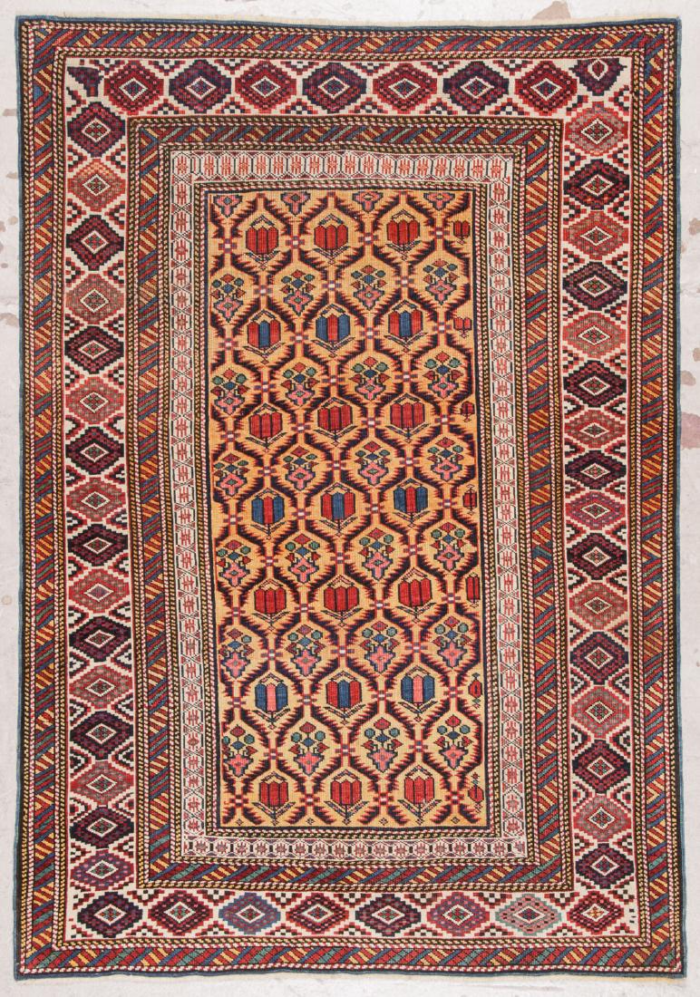 Antique Shirvan Rug, Caucasus: 4'3'' x 6'2'' (1 of 7)