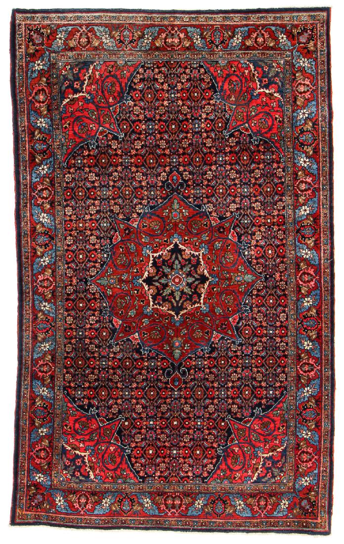 Antique Bidjar Rug, Persia: 4'4'' x 6'10'' (1 of 7)