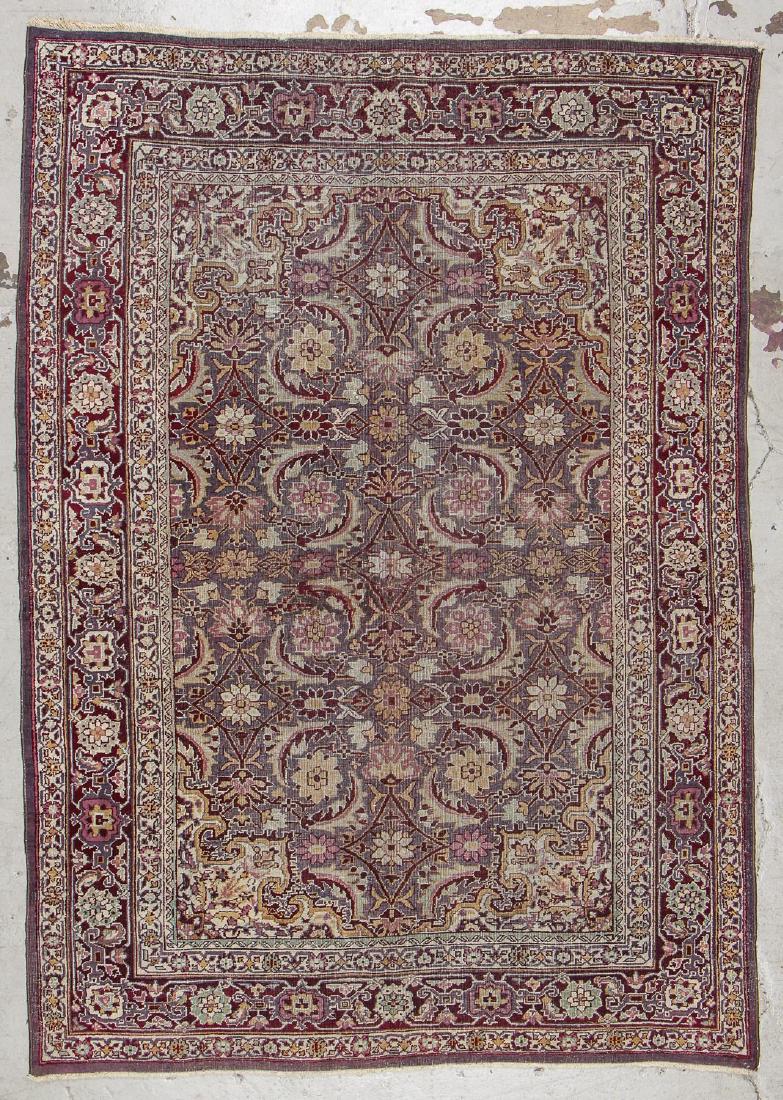 Antique Agra Rug, India: 6' x 8'7'': Antique Agra Rug, India: 6' x 8'7'' (183 x 262 cm). Circa 1900.