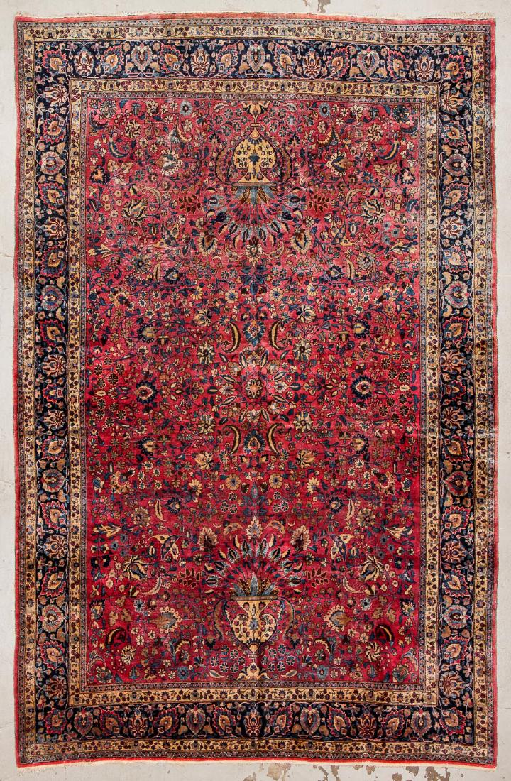Antique Mansion-Size Khorrasan Vase Rug: 11'7'' x (1 of 6)