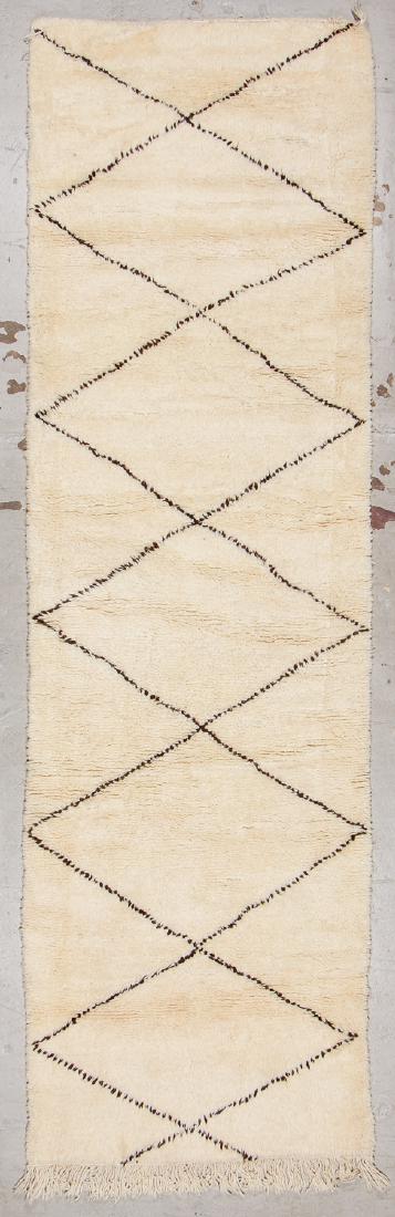 Modern Beni Ourain Rug, Morocco: 3'6'' x 11'9'' (1 of 7)