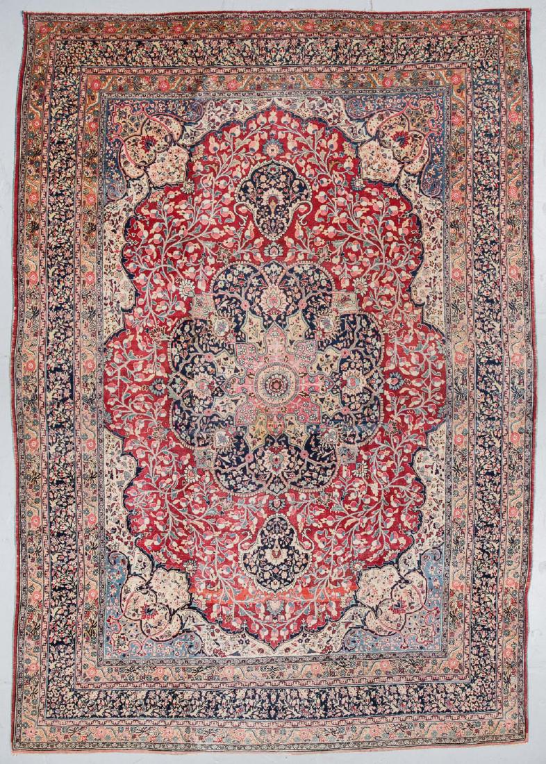 Antique Meshed Rug, Persia: 10'6'' x 15'2'' (1 of 7)