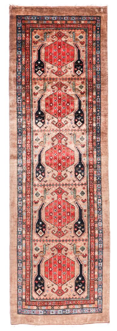 Miri Kashguli Rug, Persia: 2'10'' x 9' (1 of 6)