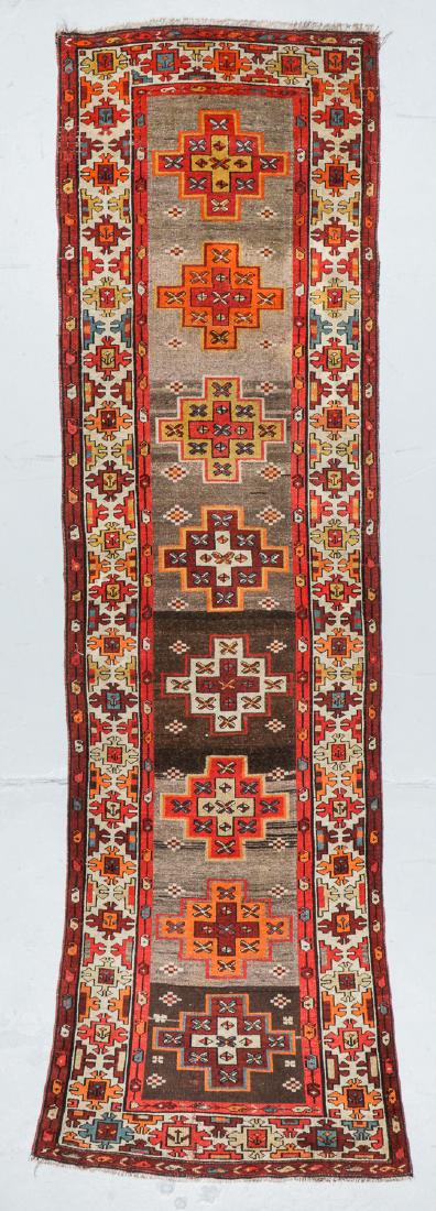 Antique West Persian Kurd Rug, Persia: 3'5'' x 10'5'' (1 of 7)