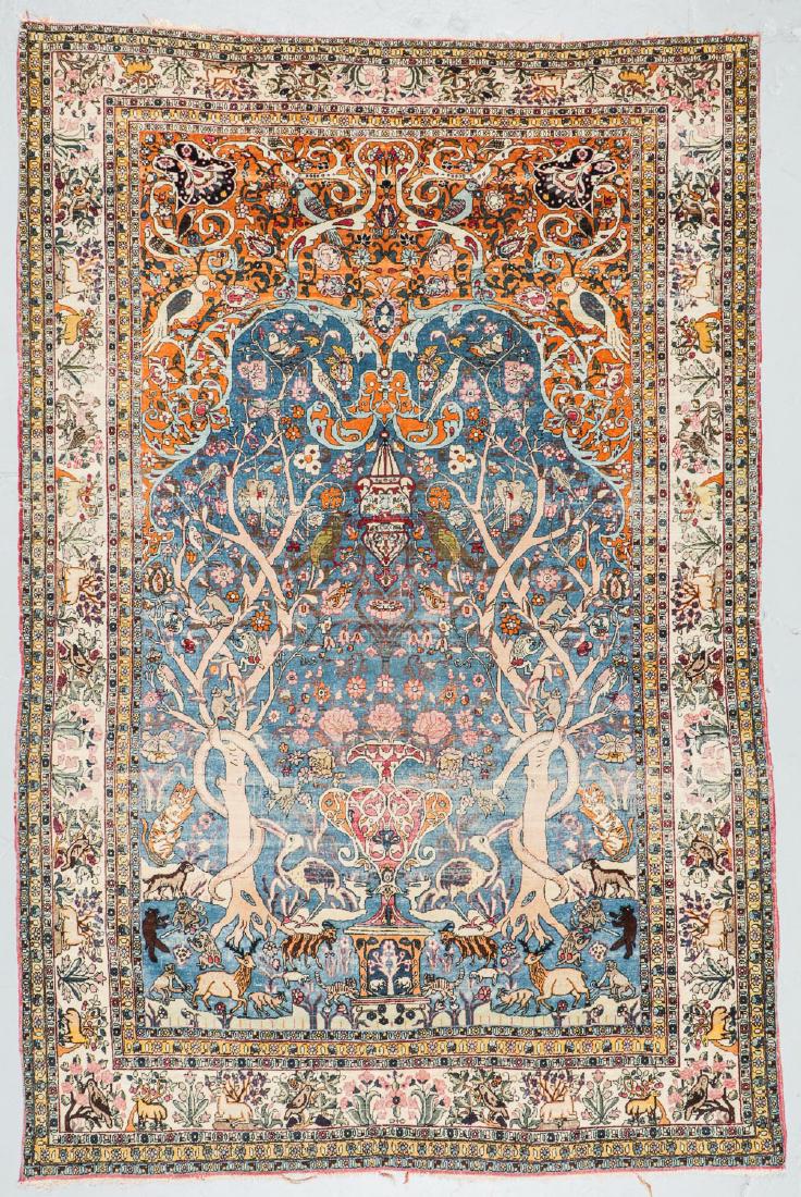 Fine Antique Tehran Rug, Persia: 6'7'' x 10'2'' (1 of 9)