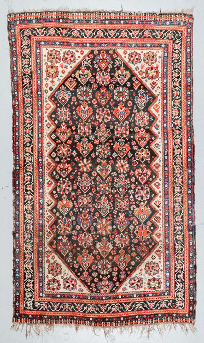 19th C. Gashgai Rug, Persia: 5'8'' x 9'8'' (1 of 7)