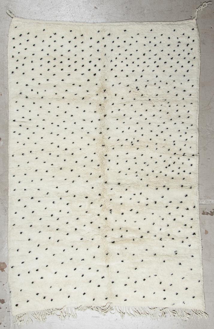 Modern Beni Ourain Rug, Morocco: 5'3'' x 7'10'' (160 x (1 of 6)