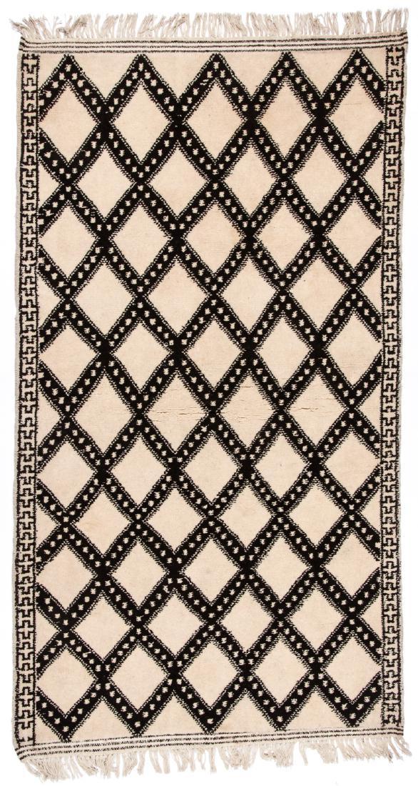 Modern Beni Ourain Rug: 3'9'' x 6'10'' (1 of 6)
