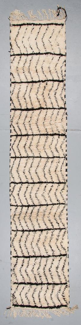Modern Beni Ourain Rug, Morocco: 2'7'' x 13'2'' (1 of 7)
