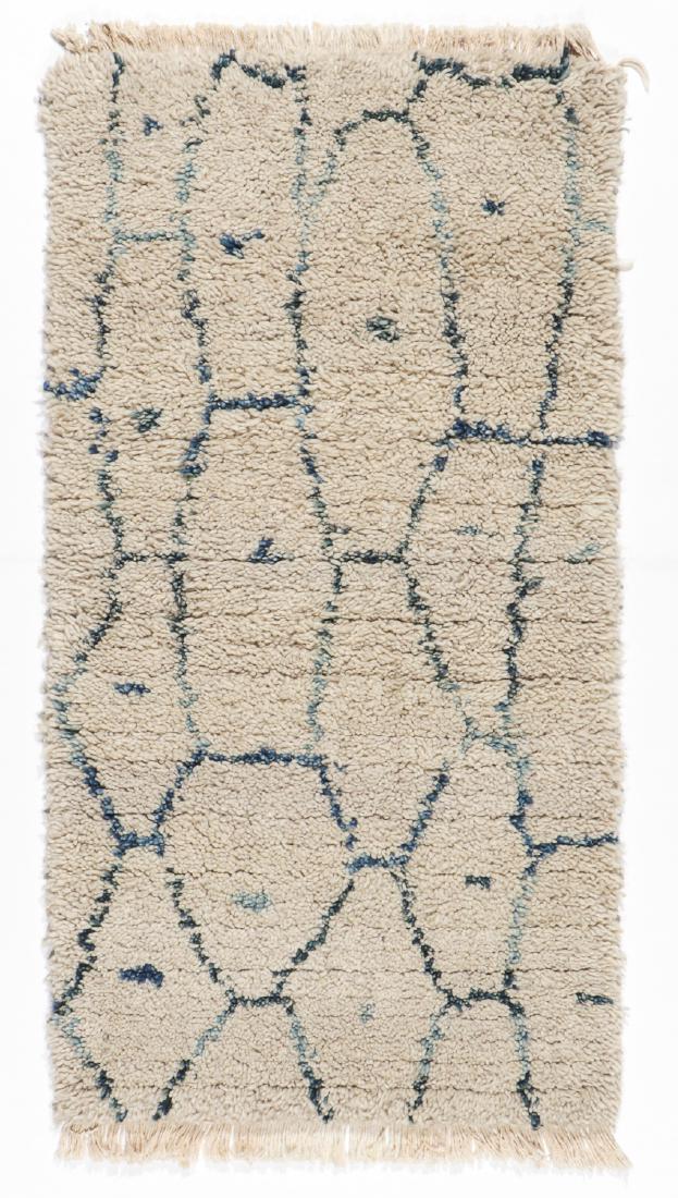 Modern Beni Ourain Rug, Morocco: 2'3'' x 3'11'' (1 of 7)