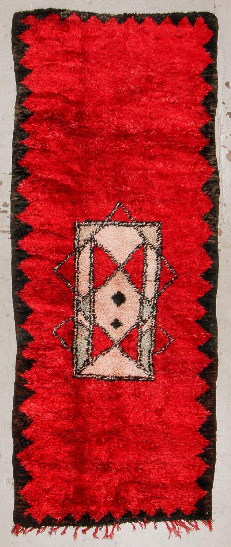 Vintage Moroccan Rug: 4'5'' x 11'4'' (1 of 7)