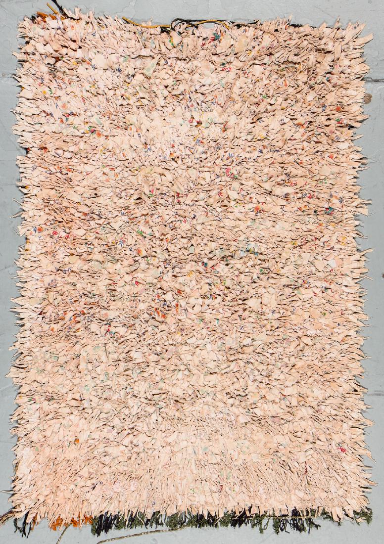 Modern Moroccan Rug: 3'2'' x 4'6'': Modern Moroccan Rug, Morocco: 3'2'' x 4'6'' (97 x 137 cm).