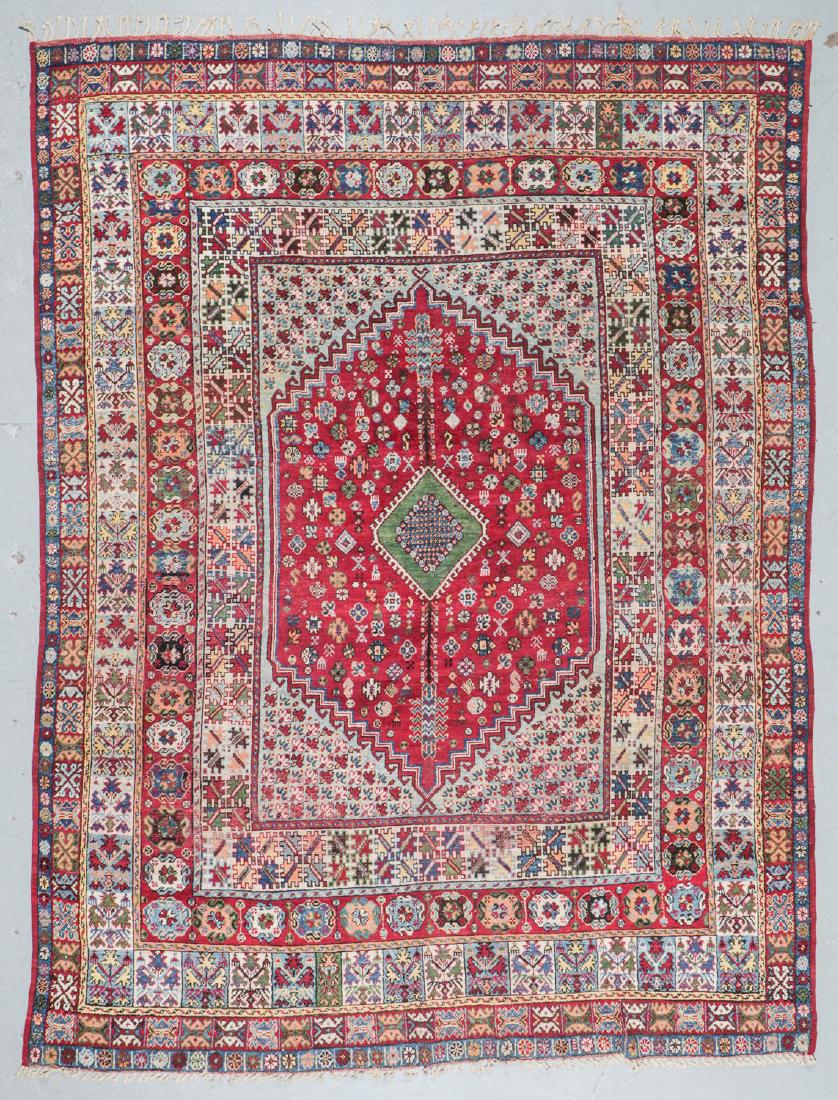 Antique Rabat Rug, Morocco: 9'11'' x 13'2'': Antique Rabat Rug, Morocco. Size: 9'11'' x 13'2'' (302 x 401 cm). Late 19th c.