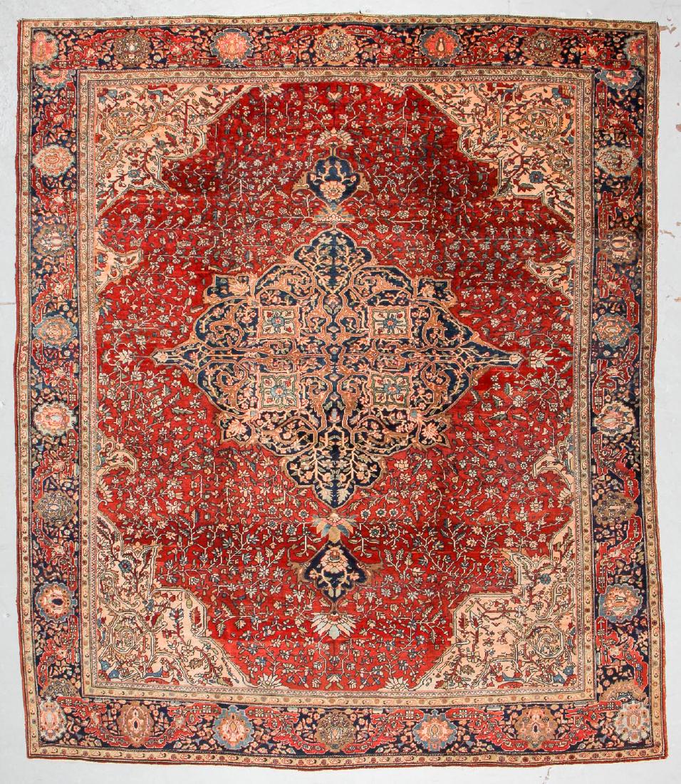 Antique Sarouk Ferahan Rug, Persia: 10' x 11'7'' (1 of 7)