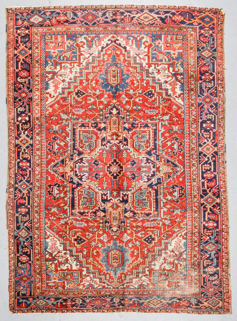 Antique Heriz Rug, Persia: 7'10'' x 11' (1 of 7)