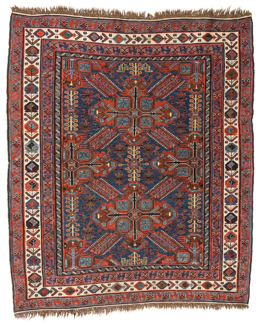 Antique Sumak Rug, Caucasus: 5'3'' x 6'3'' (1 of 6)