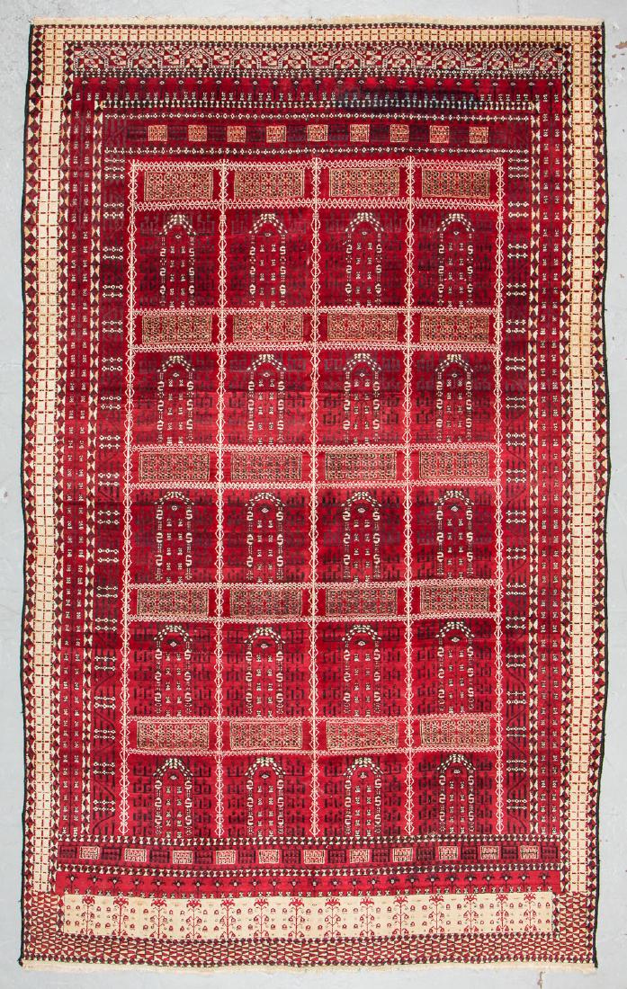 Antique Agra Rug, India: 7'3'' x 11'10'': Antique Agra Rug, India. Size: 7'3'' x 11'10'' (221 x 361 cm). Circa 1900.