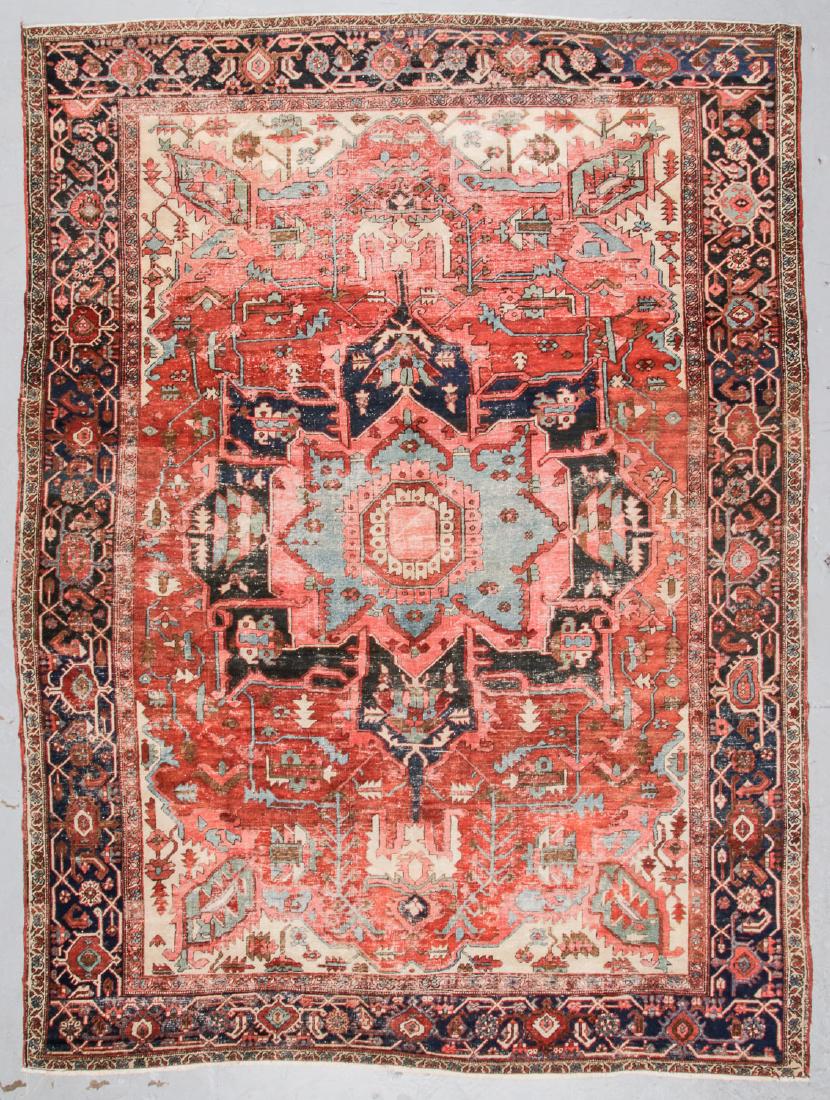 Antique Serapi Rug, Persia: 9'2'' x 12'4'' (1 of 7)