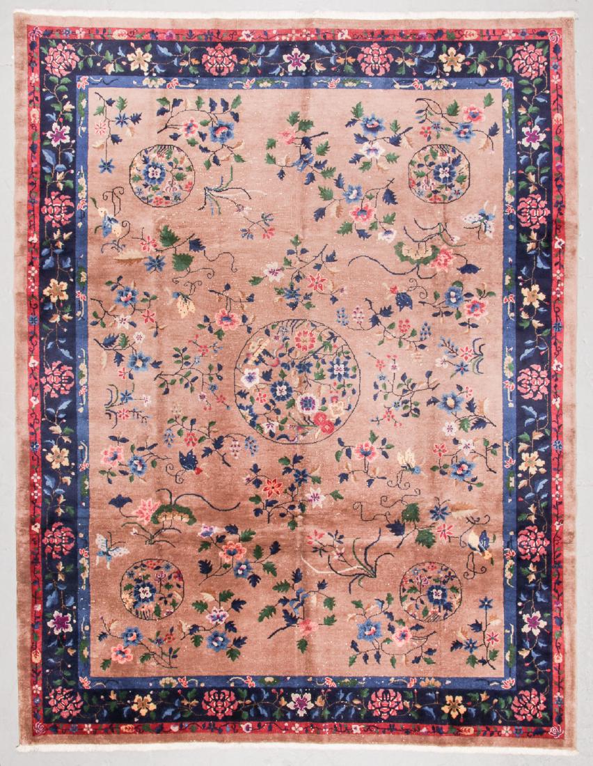 Antique Art Deco Rug, China: 8'11'' x 11'9'': Antique Art Deco Rug, China. Size: 8'11'' x 11'9'' (272 x 358 cm). Early 20th c.