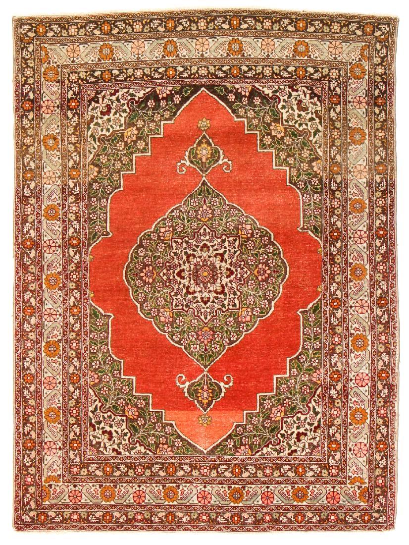 Antique Tabriz Rug, Persia: 4'1'' x 5'6'' (1 of 6)