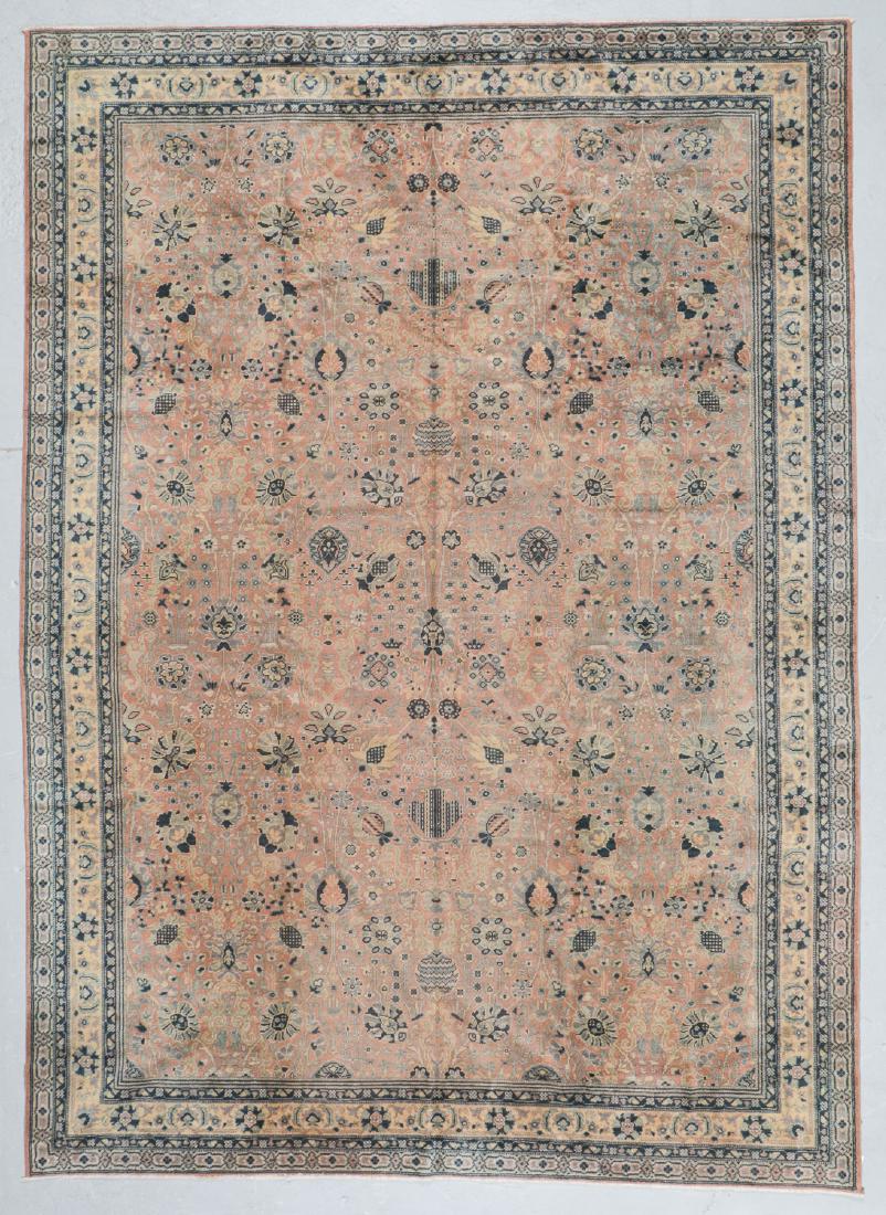 Antique Austrian Savonnerie Carpet: 9'7'' x 13'3'' (1 of 7)