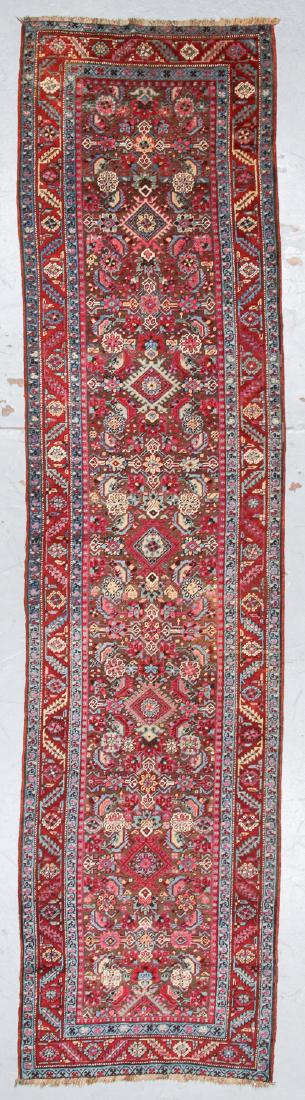 Antique Karabagh Rug, Caucasus: 3'4'' x 13'5'' (1 of 7)